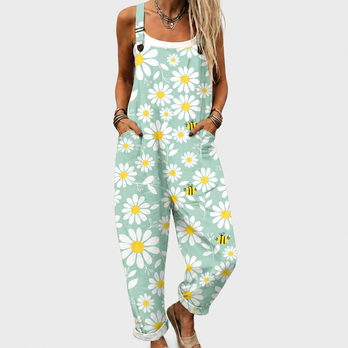 JORID™ | KREATIV PRINTED HVERDAGS JUMPSUIT