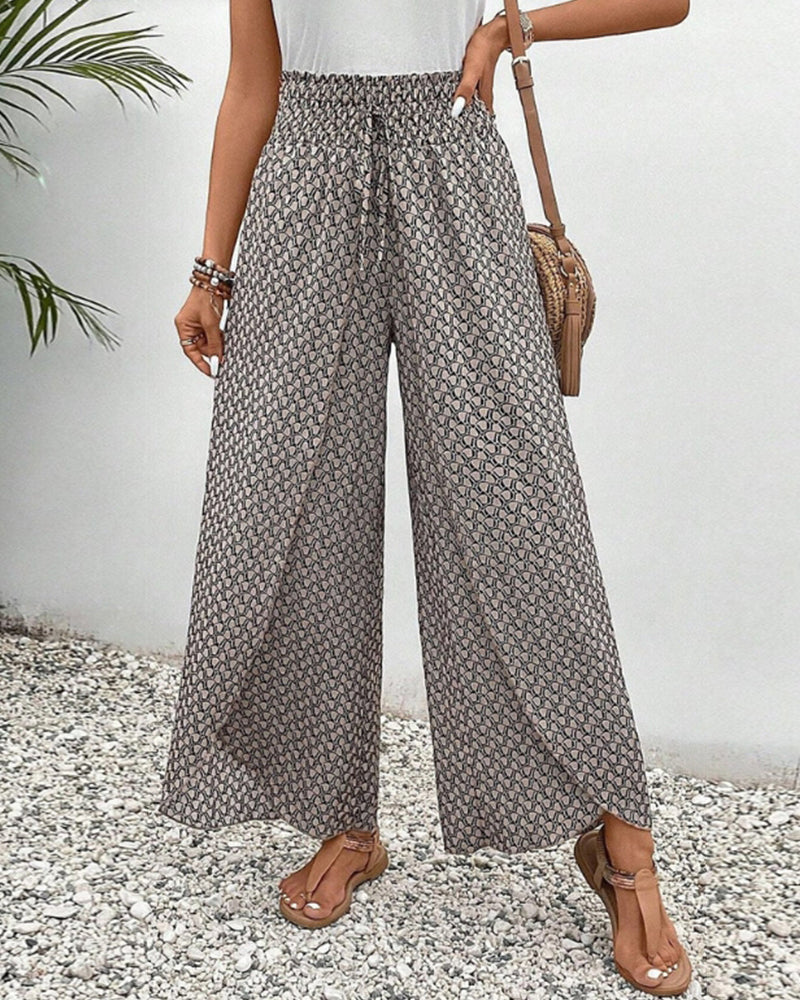 VERA™ | AVSLAPPET WIDE LEG BUKSER