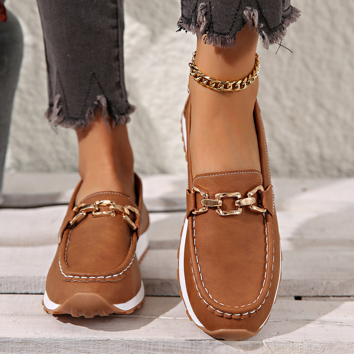 ELLA™ | FLATE LOAFERS MED SPENNE