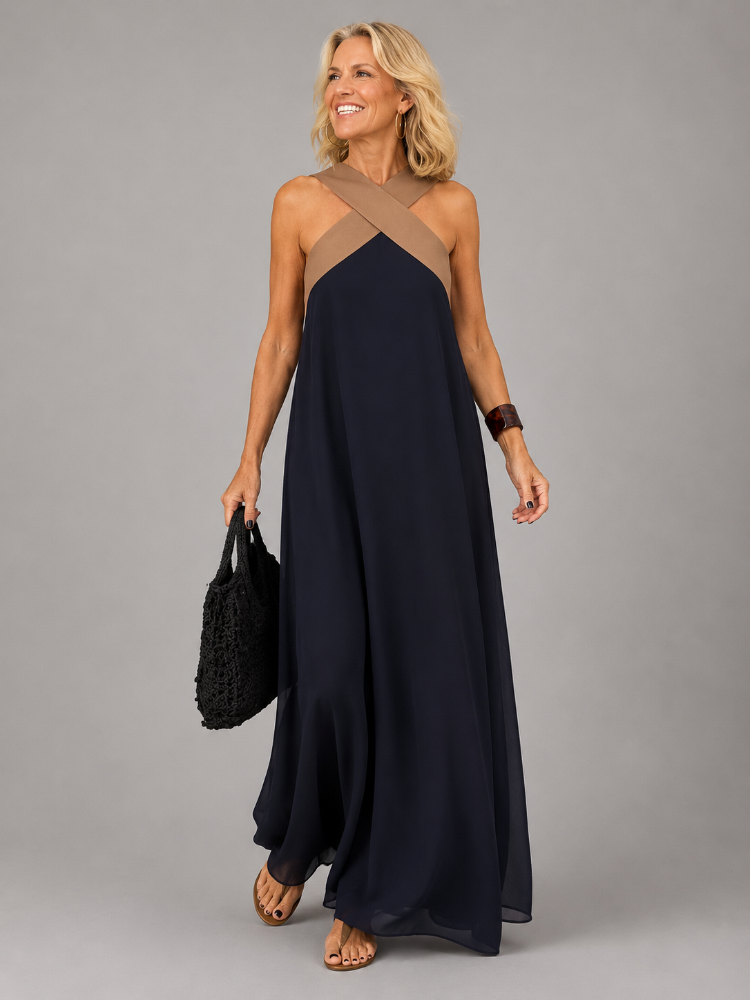 VELORA™ | KRYSS ELEGANSE MAXI-KJOLE