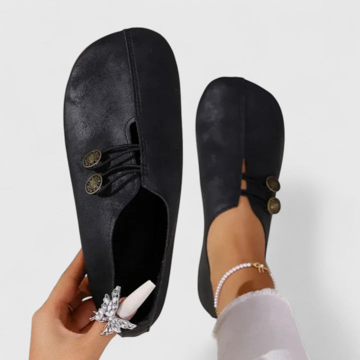 CATERINA™ | ELEGANTE MOKKASINER — Svart