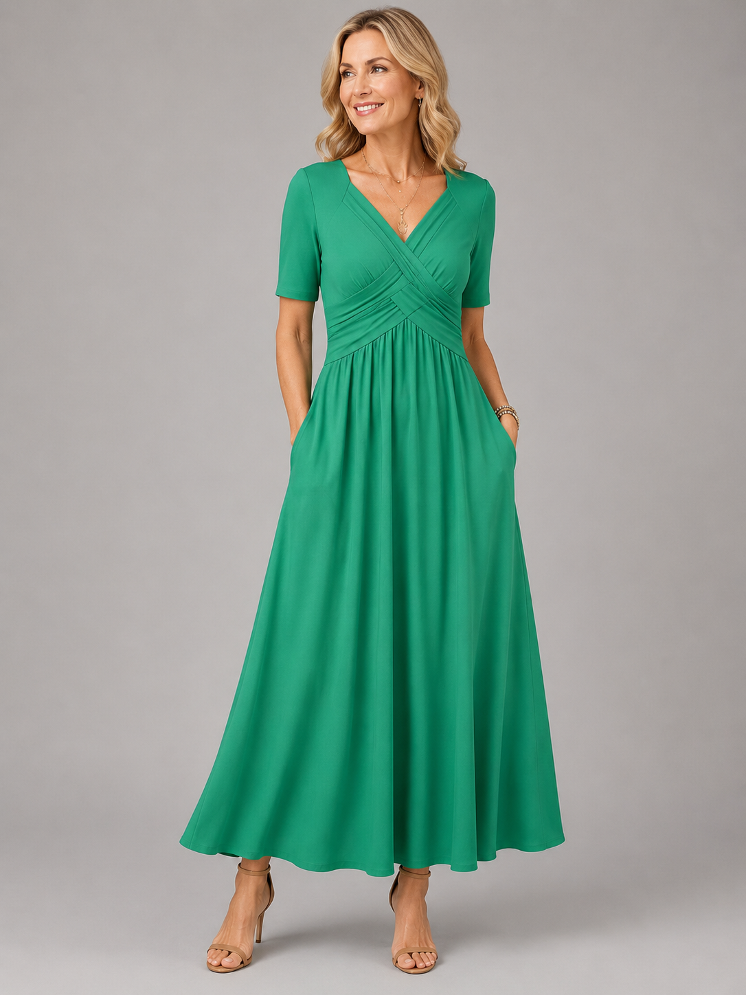 ANGELI™ | ELEGANT MIDI-KJOLE