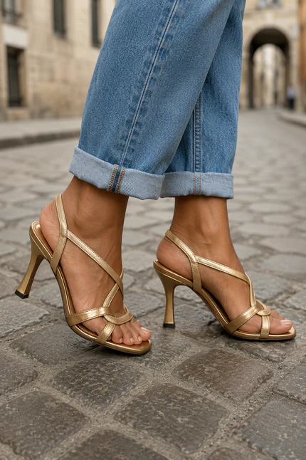 ELISABETTA™ | ELEGANTE GULLSANDALER MED HÆL