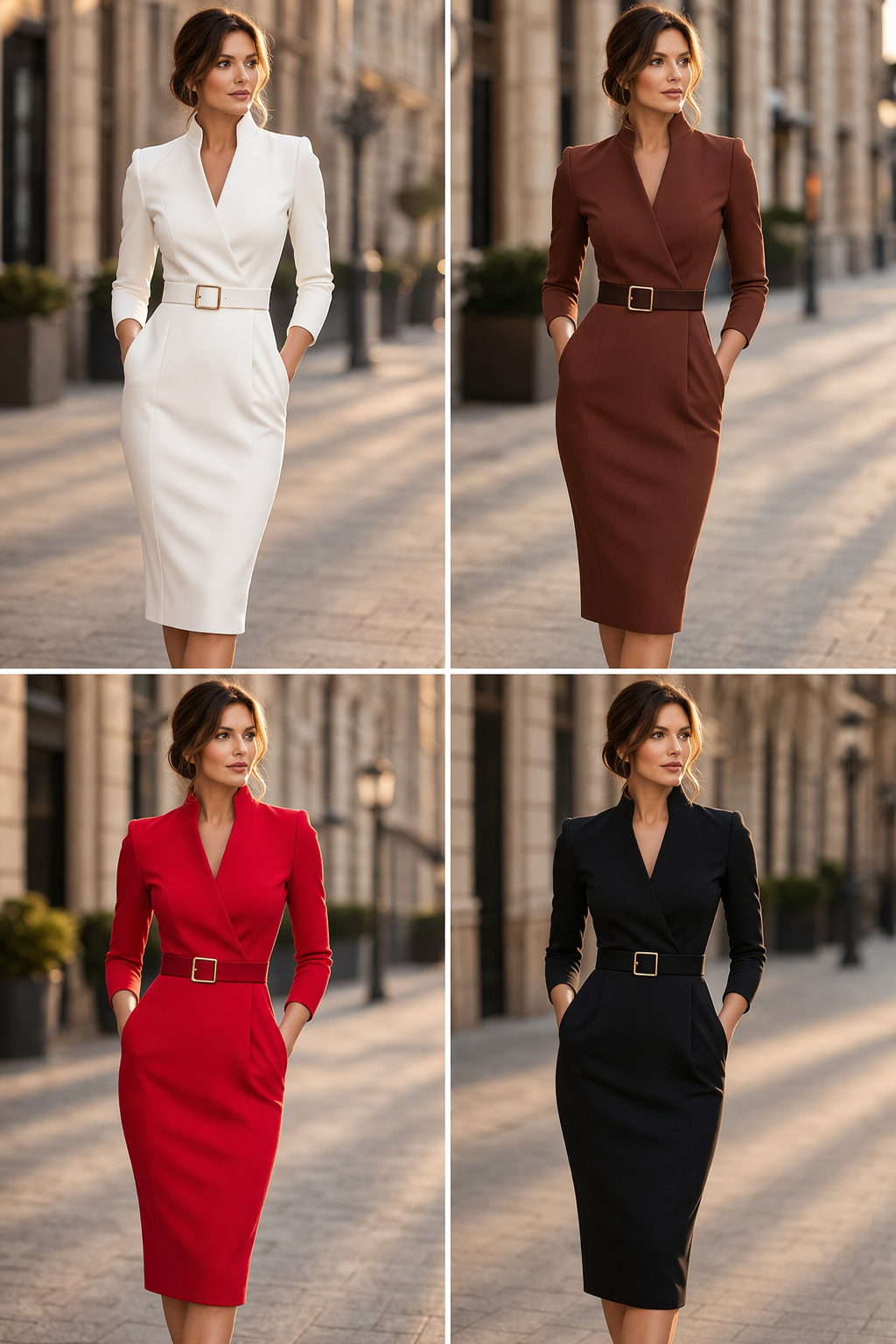 NATALIA™ | ELEGANT MIDIKJOLE