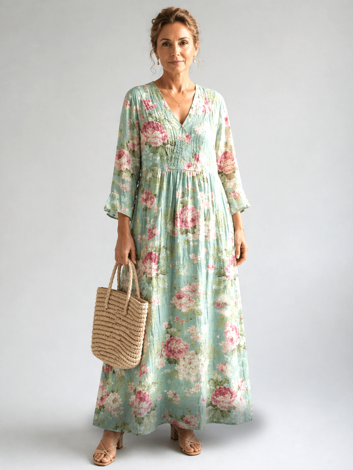 ANNE™ | PRINTED SOMMERKJOLE ALLSIDIG