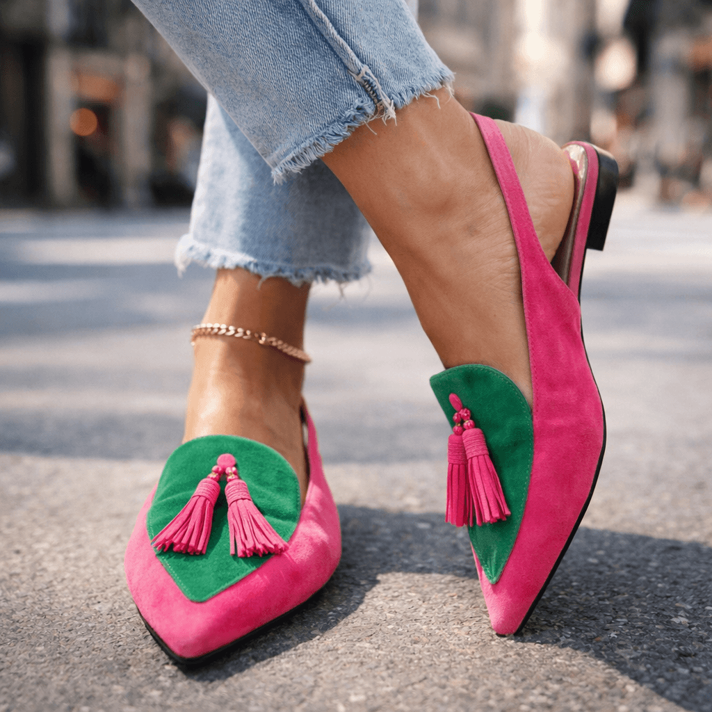 ELENA™ | SANDALER MED REMMER OG FRYNSER