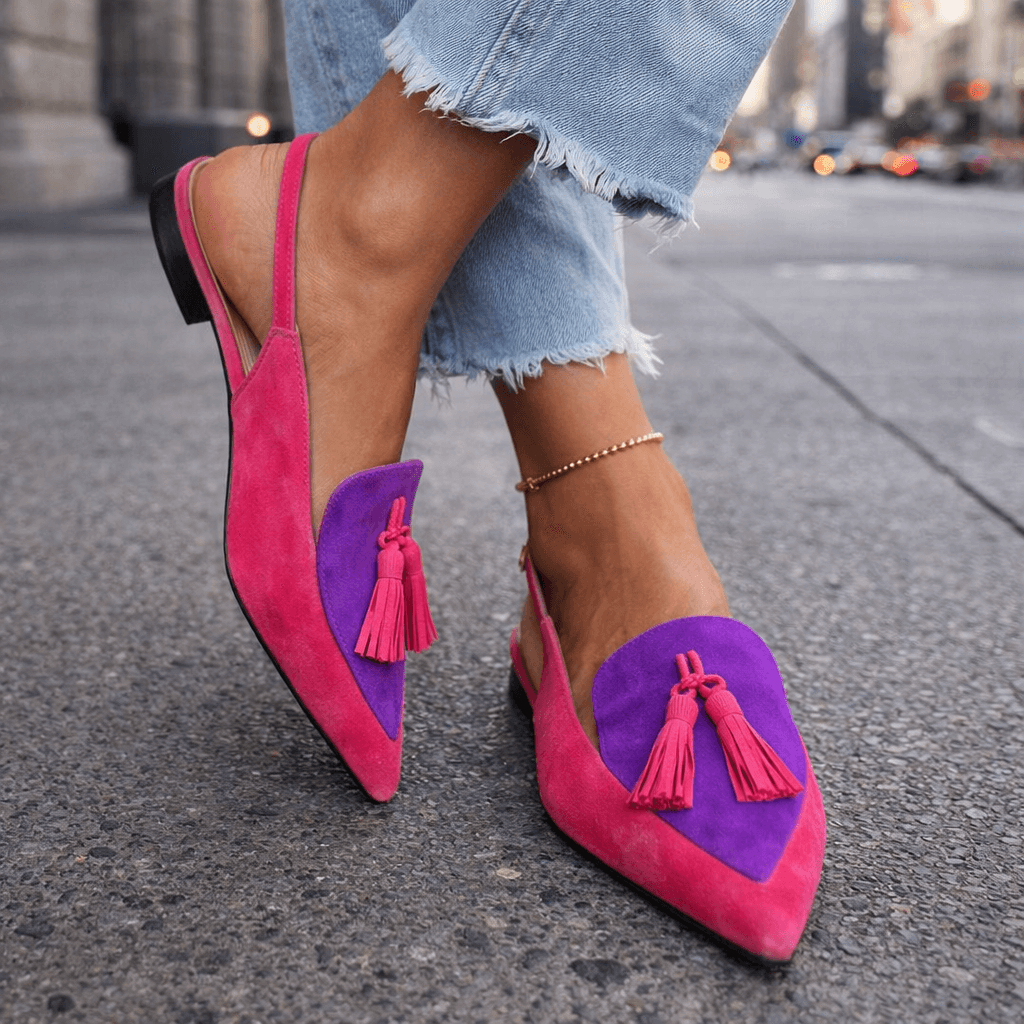 ELENA™ | SANDALER MED REMMER OG FRYNSER