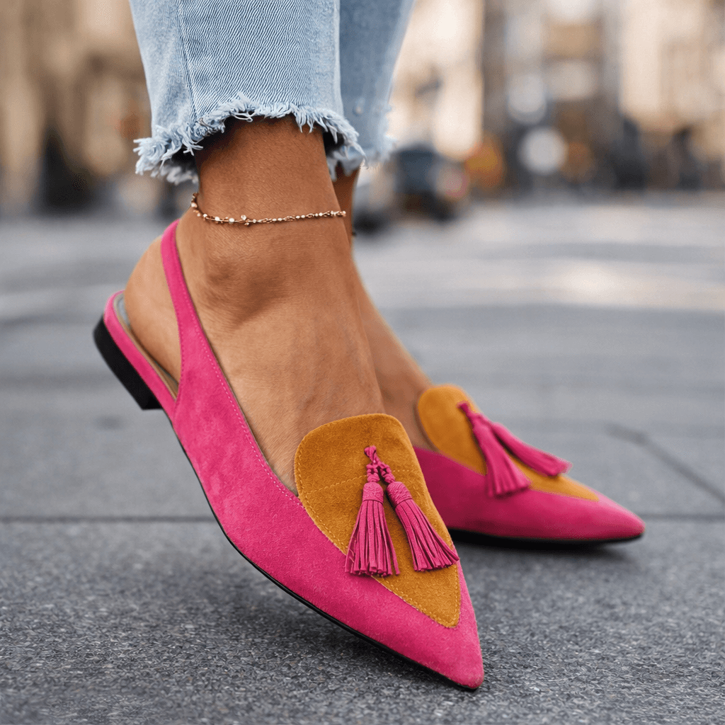 ELENA™ | SANDALER MED REMMER OG FRYNSER