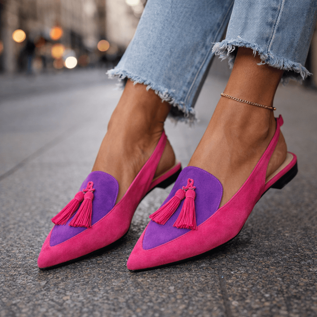 ELENA™ | SANDALER MED REMMER OG FRYNSER