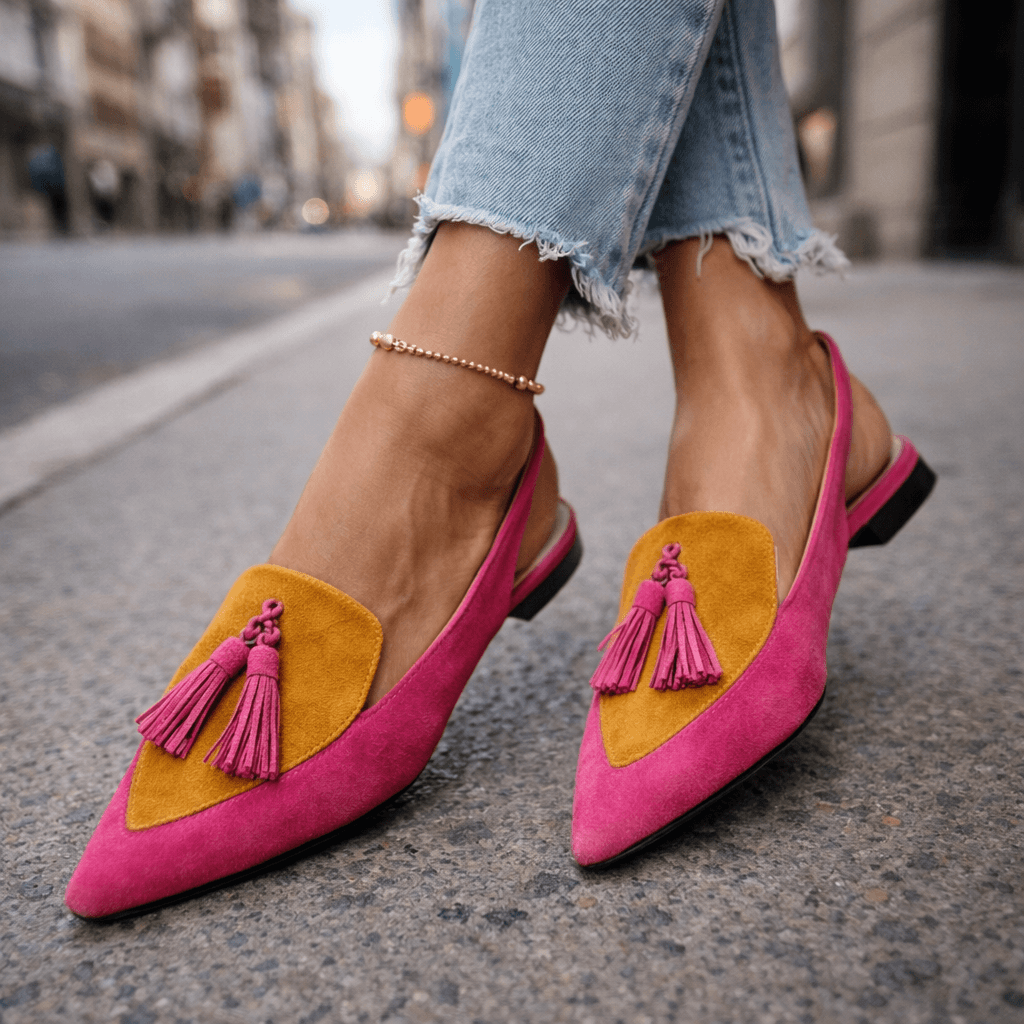 ELENA™ | SANDALER MED REMMER OG FRYNSER