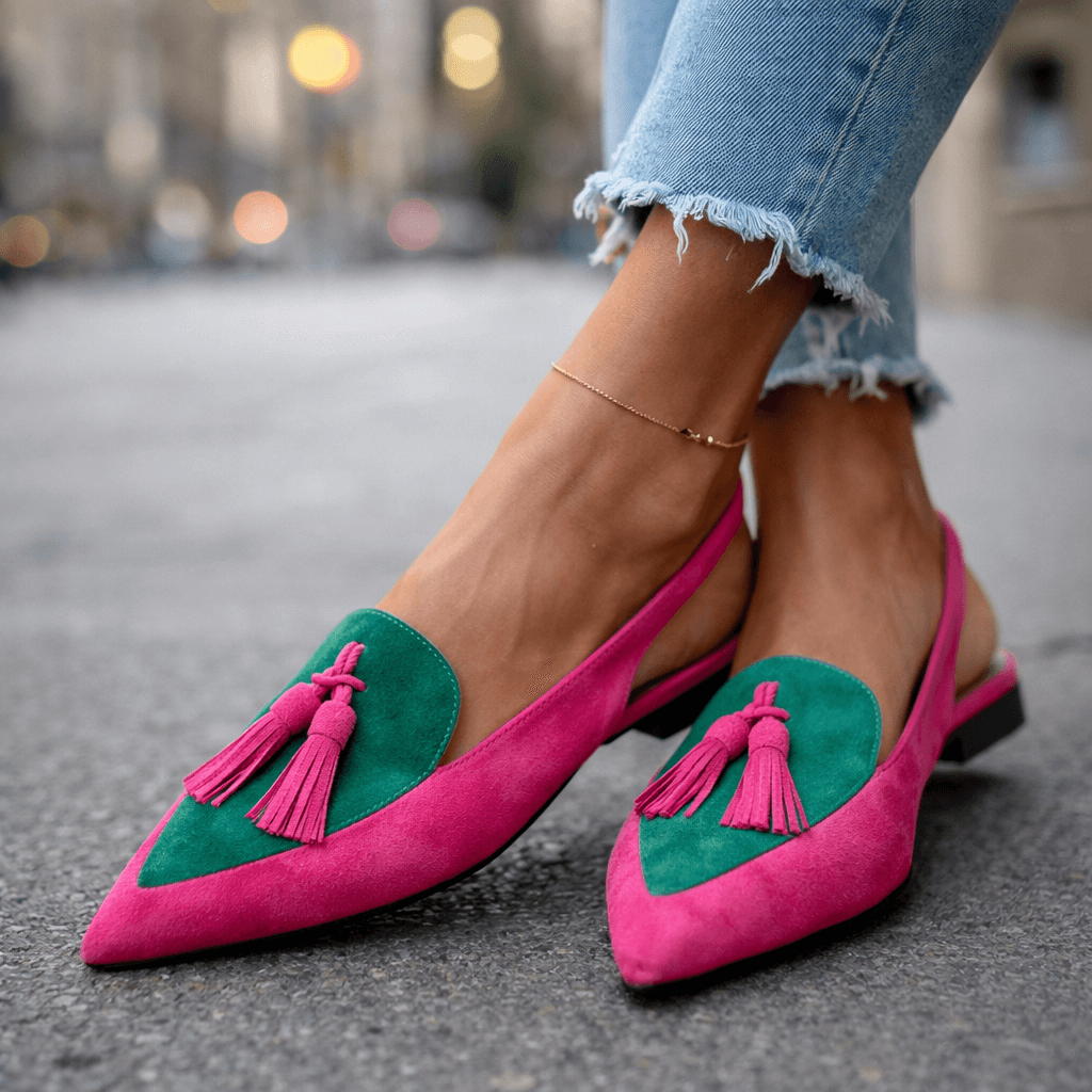 ELENA™ | SANDALER MED REMMER OG FRYNSER