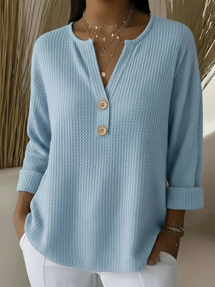 LOVISE™ | HENLEY-TOPP — Himmelblau