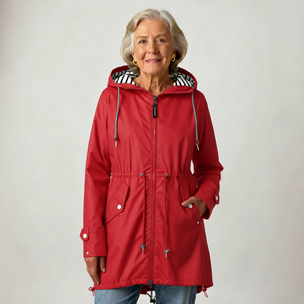 KOURTNII™ | ELEGANT JAKKE — Rød