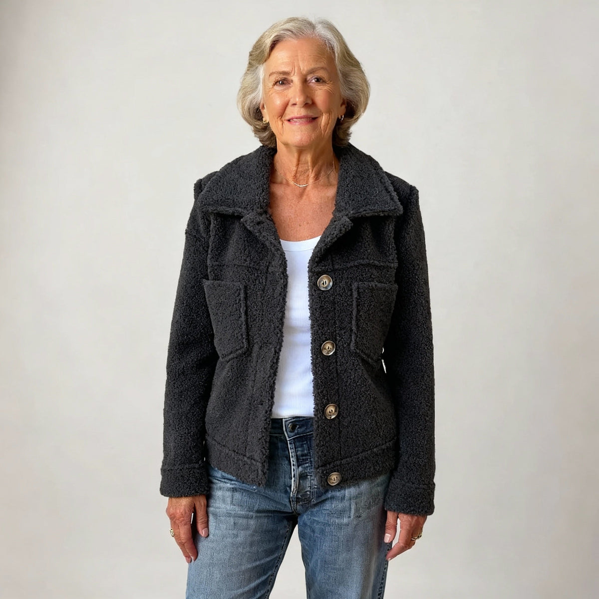MILA™ | ELEGANT JAKKE — Svart