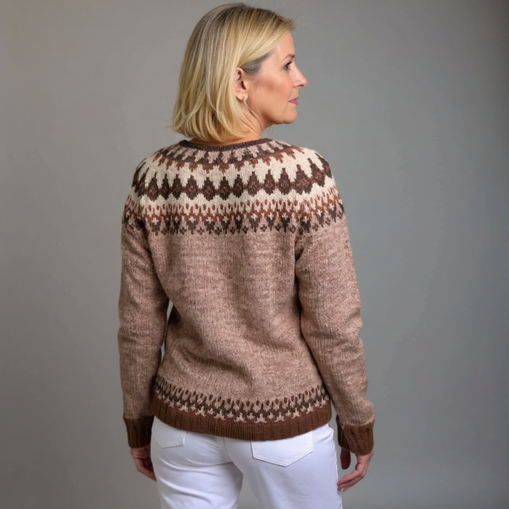 EMMY™ | RETRO NORDISK STRIKKECARDIGAN