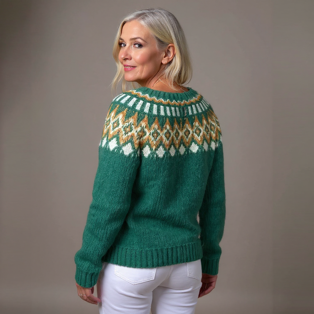 ANETTE™ | KLASSISK ISLANDSK ULLCARDIGAN