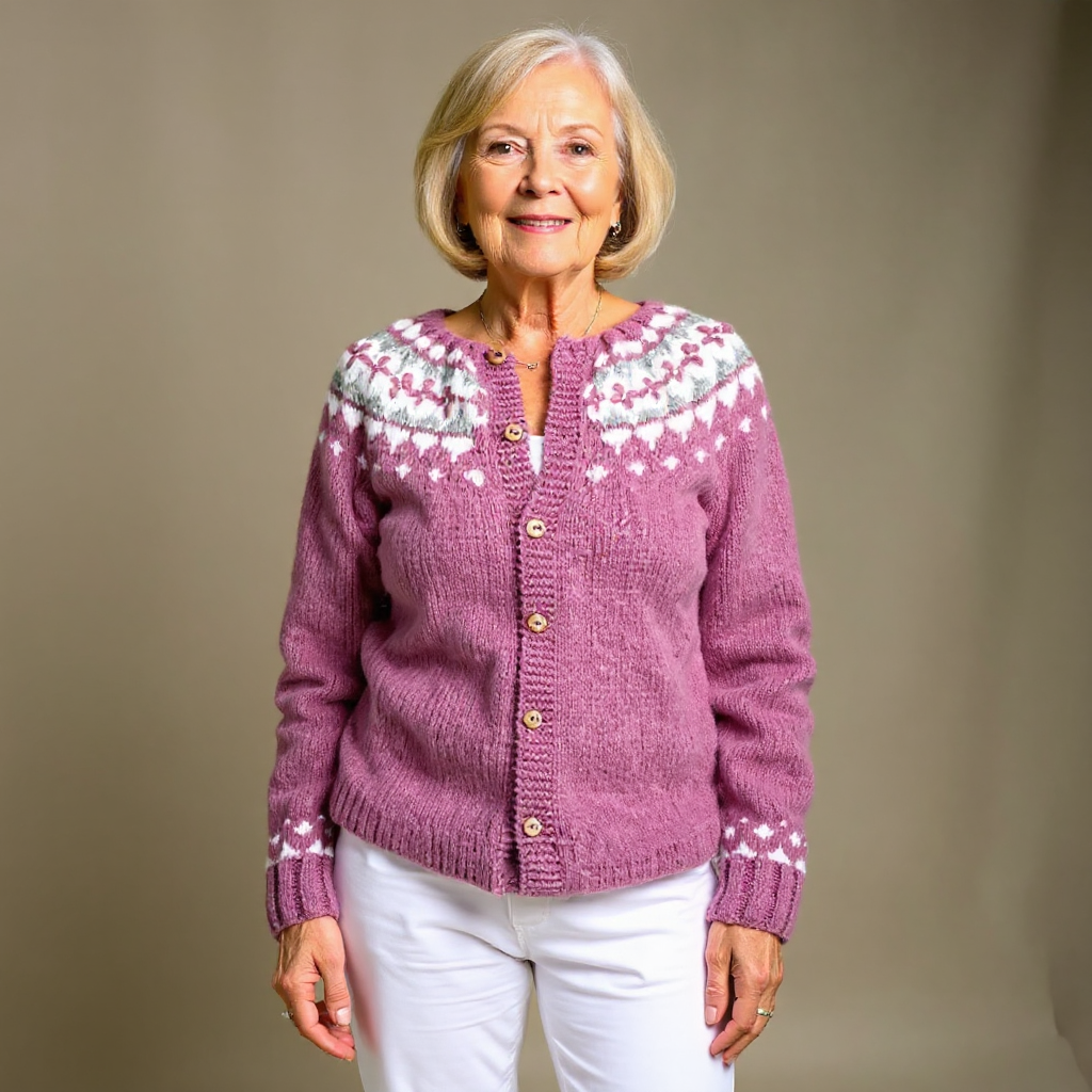 ELISE™ | RETRO ISLANDSK ULLCARDIGAN