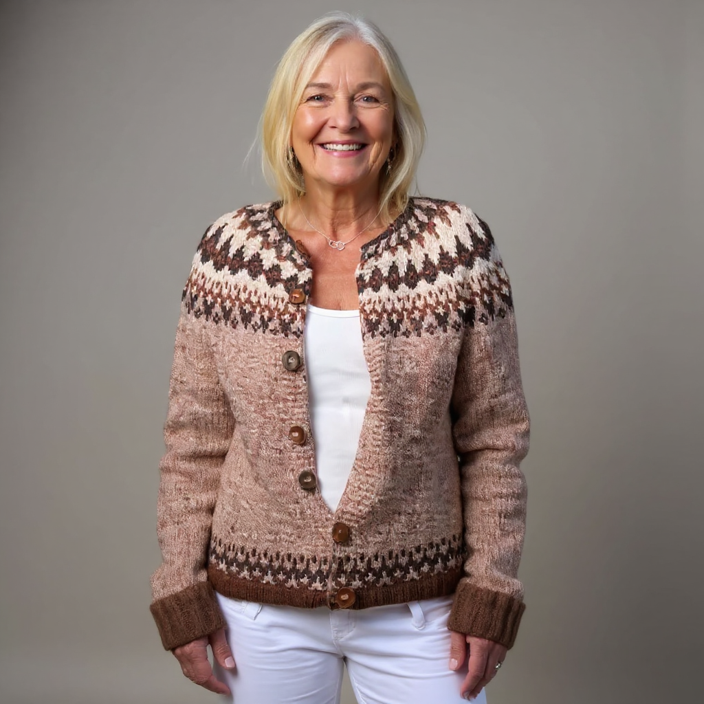 EMMY™ | RETRO NORDISK STRIKKECARDIGAN