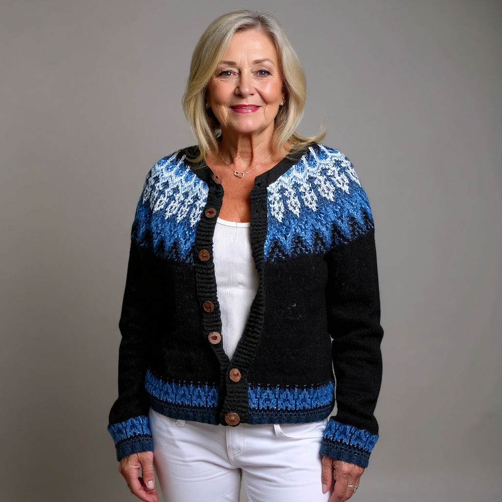 KATHRINE™ | KLASSISK ISLANDSK ULLCARDIGAN