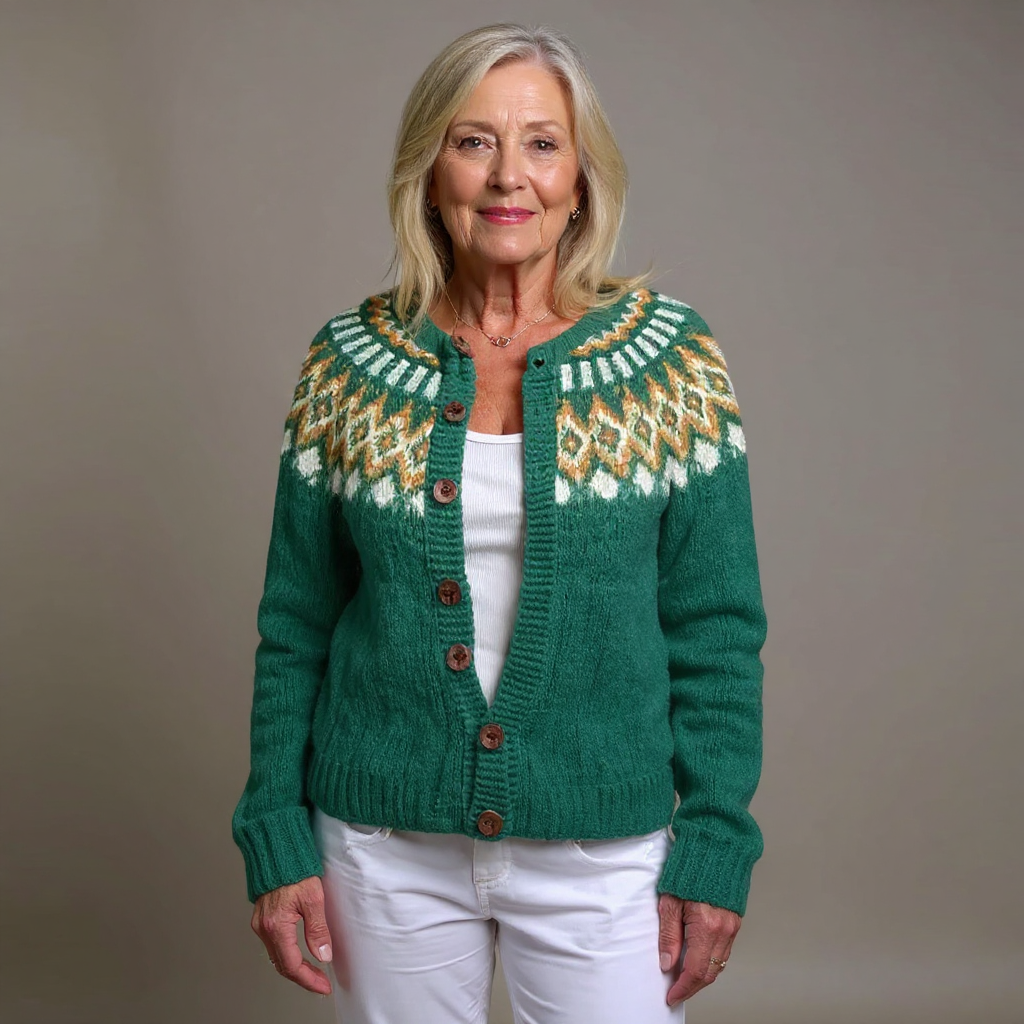 ANNELINE™ | KLASSISK NORDISK STRIKKECARDIGAN