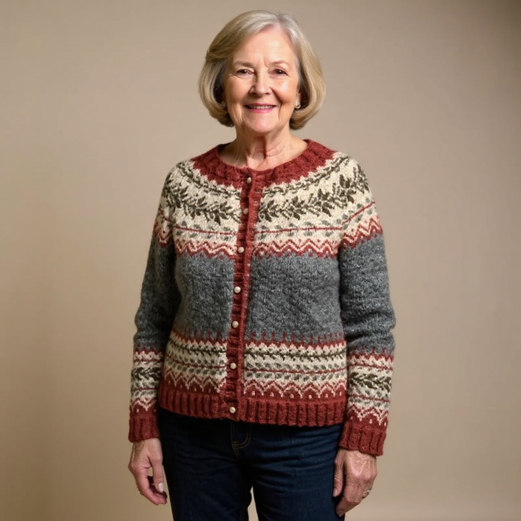 KARI™ | KLASSISK ISLANDSK ULLCARDIGAN