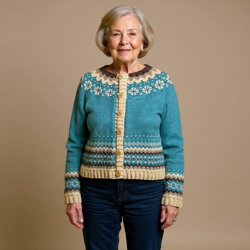 Saela & Co - Classic Icelandic Wool Cardigan