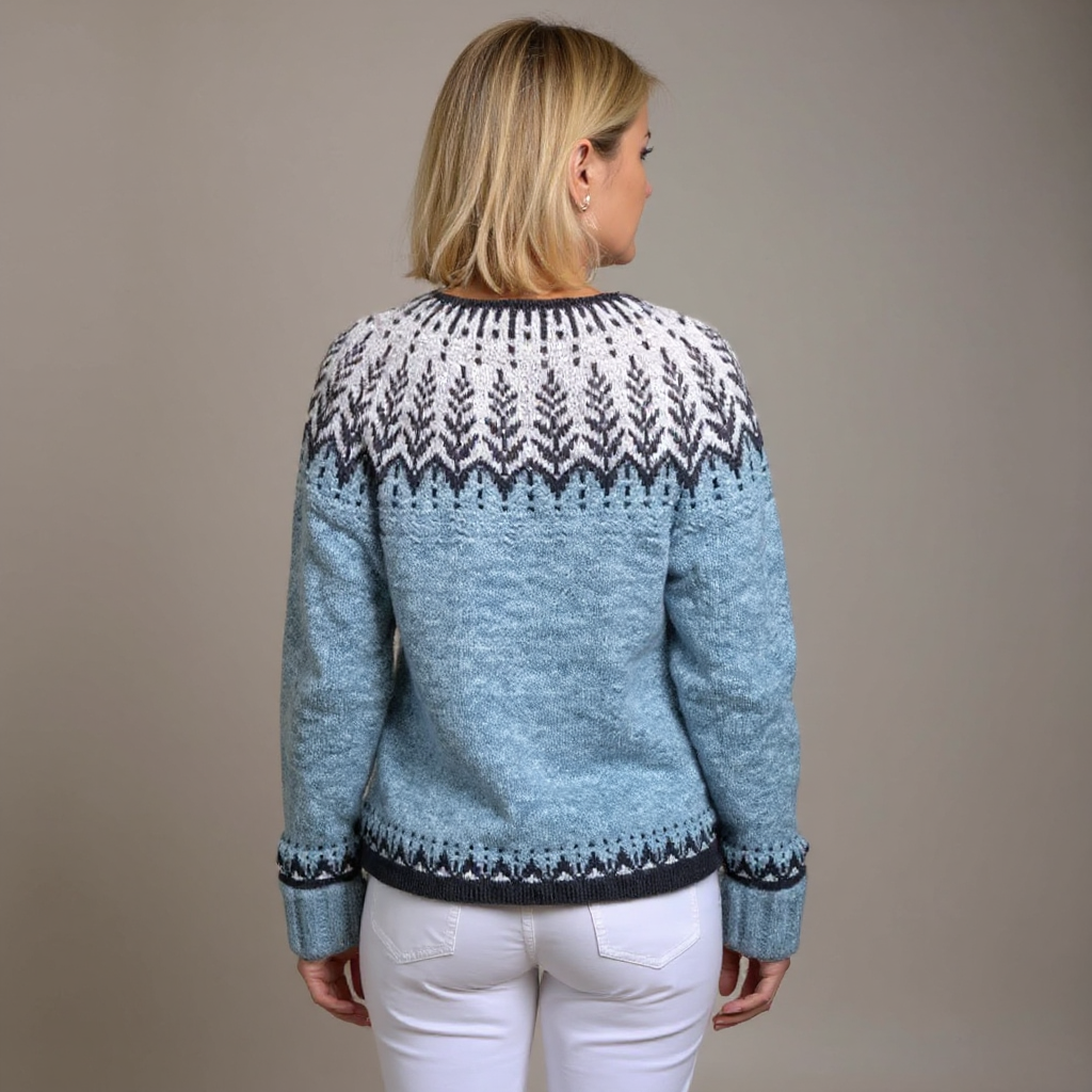 VIBEKE™ | RETRO ISLANDSK ULLCARDIGAN