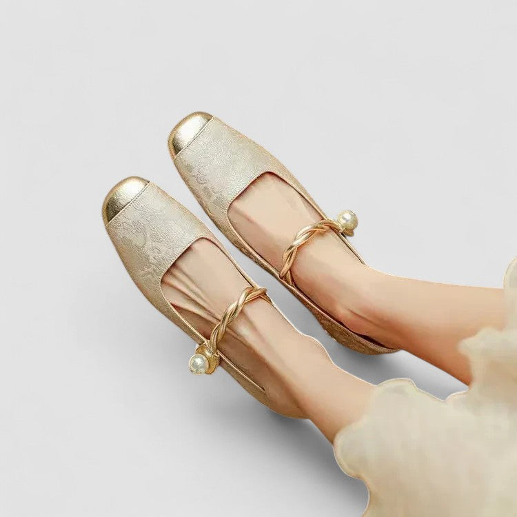 MESTELLE™ | MARY JANE-SKO — Beige