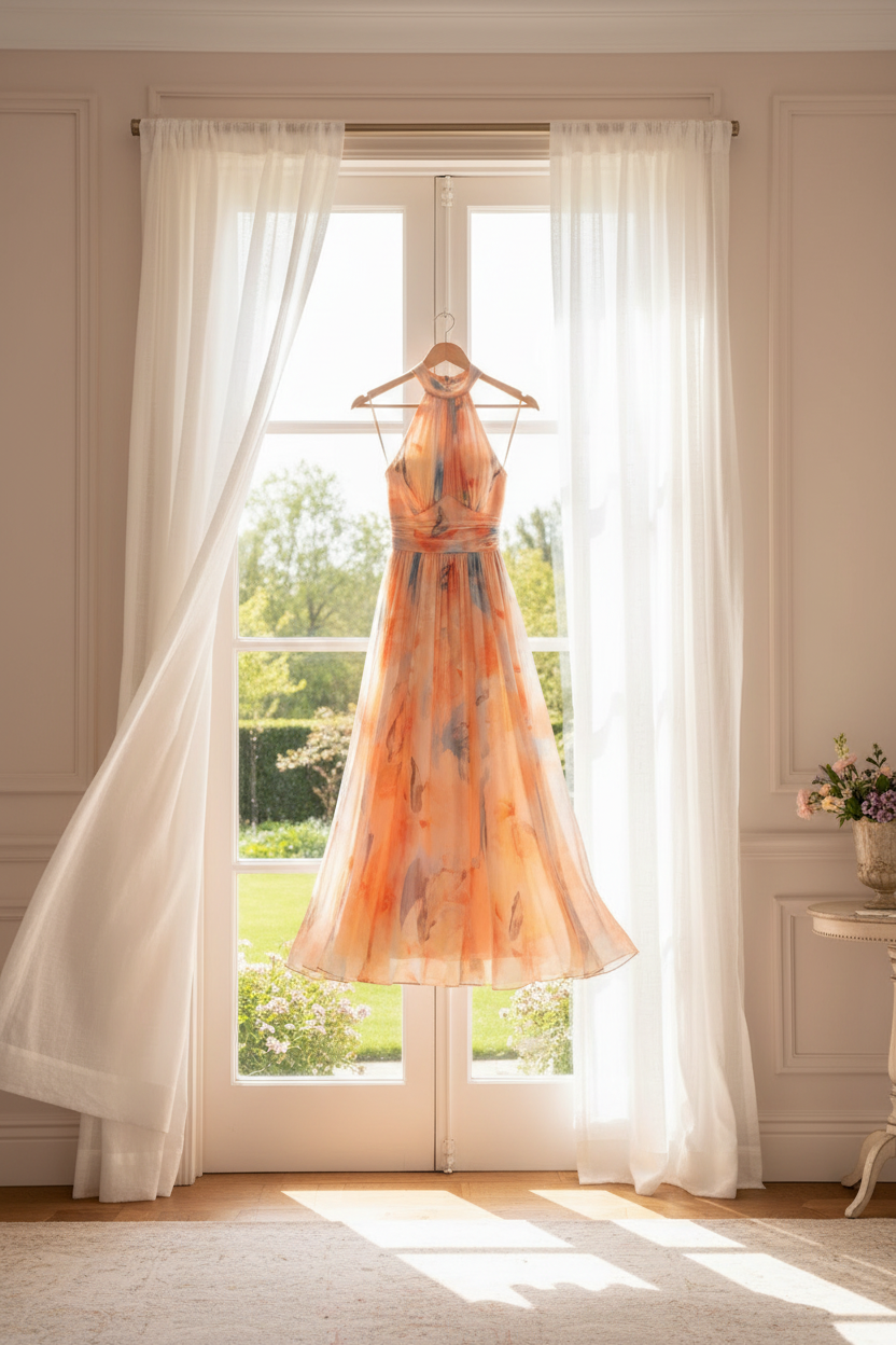 Esther™ | Kjole med halterneck