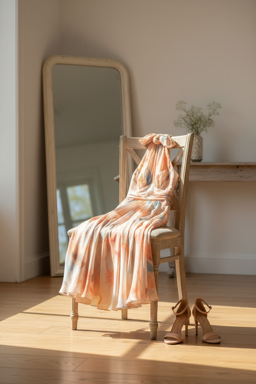 Esther™ | Kjole med halterneck