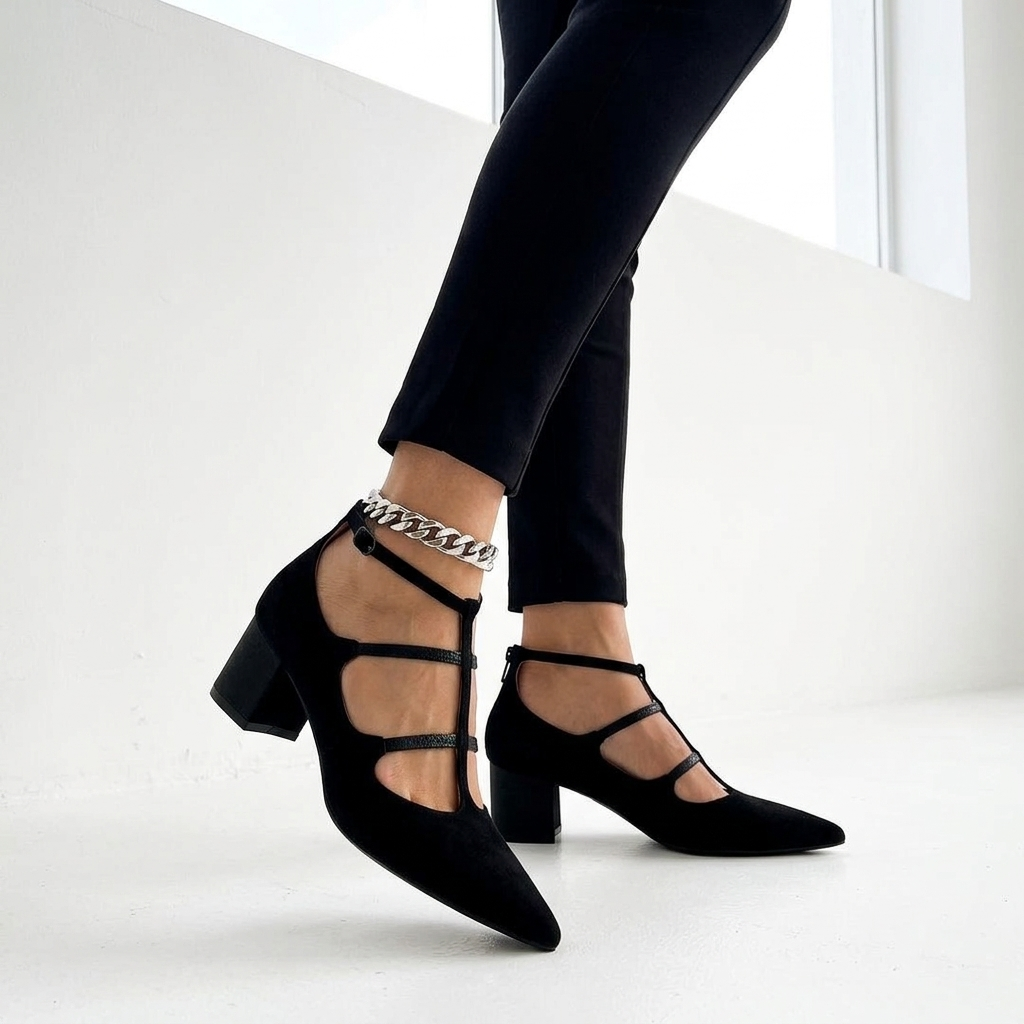 NANCY™ | ELEGANTE HÆLER MED STROPPER