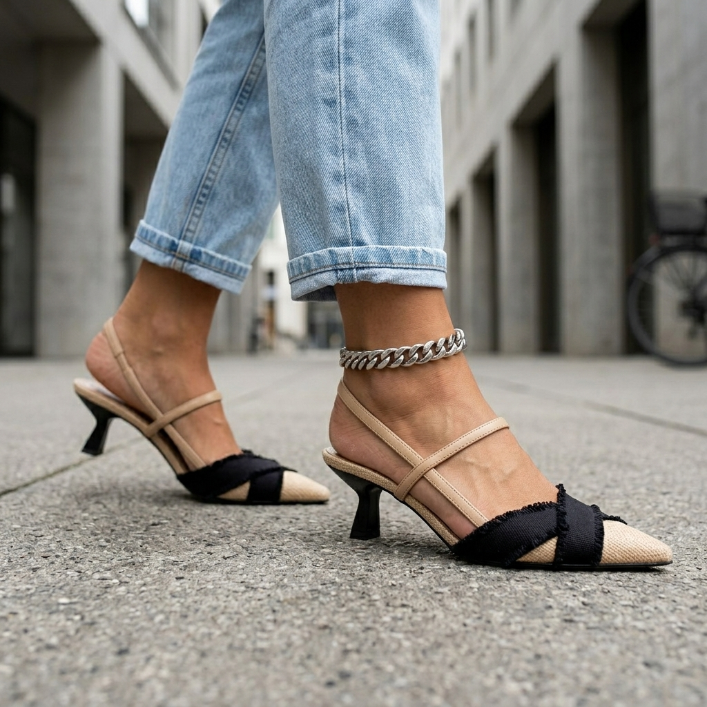 DONNA™ | ÅPEN BALLERINA HÆLER