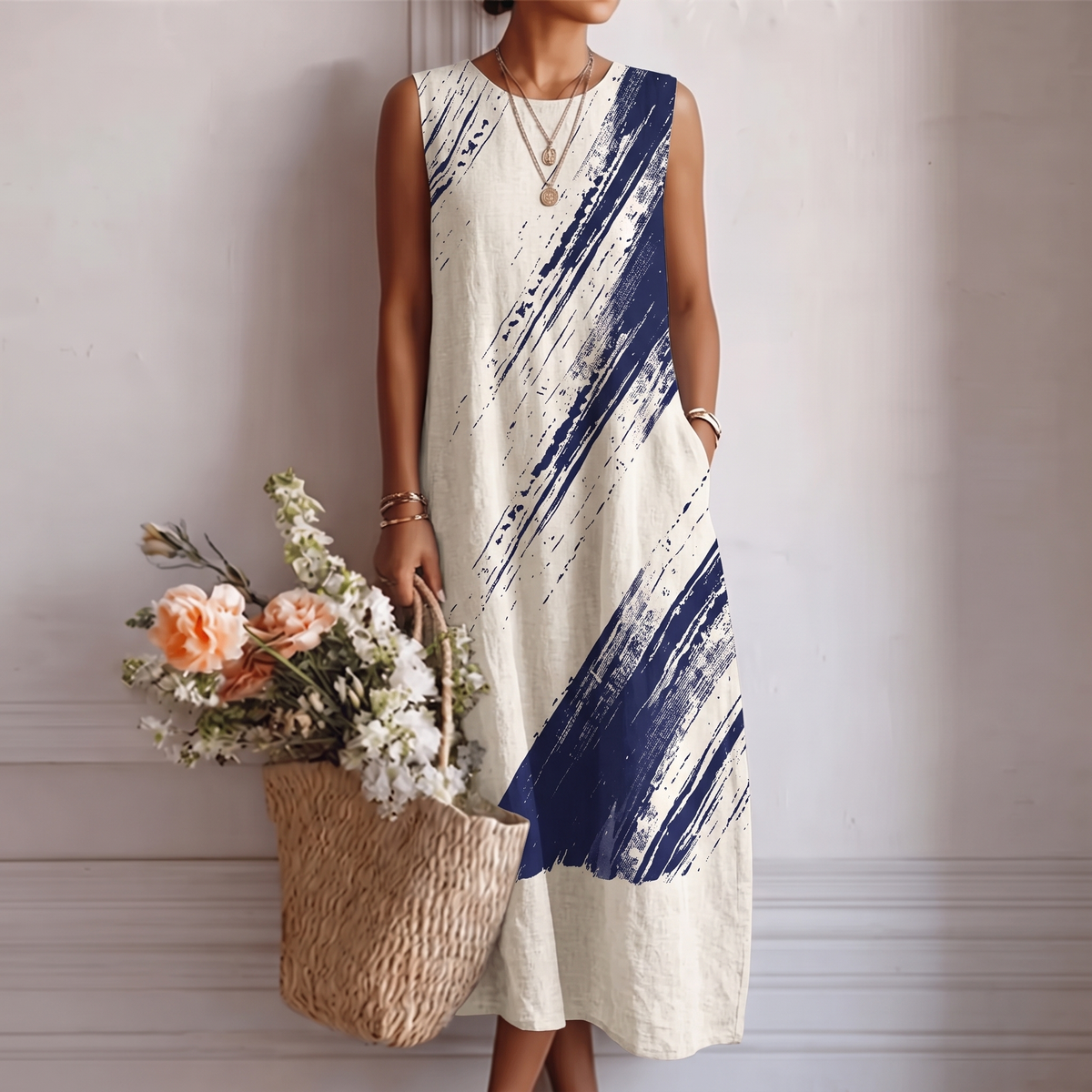 ELIN™ | ELEGANT HVERDAGS MIDI-KJOLE