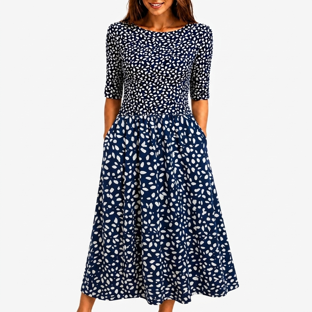 MIDNIGHT BLOOM™ | MIDNATT BLOMST MAXI-KJOLE MED LOMMER