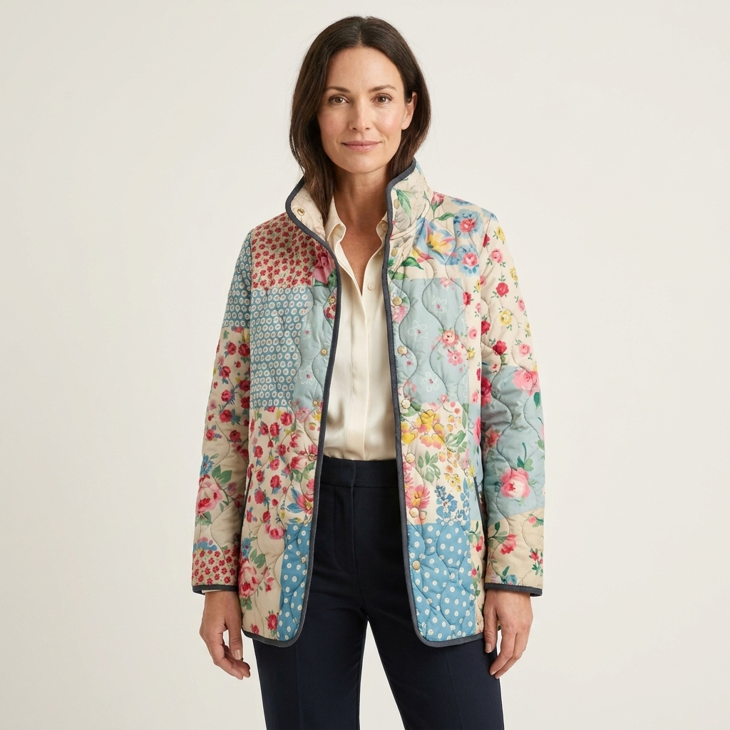 LIORA™ | QUILTET BLOMSTERJAKKE