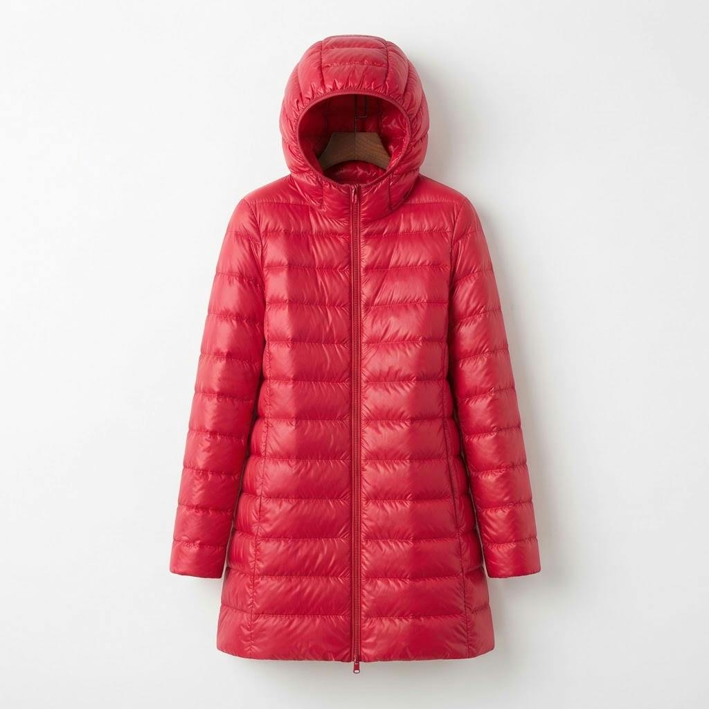Claire™ Ultralett Vattert Jakke — Fuchsia