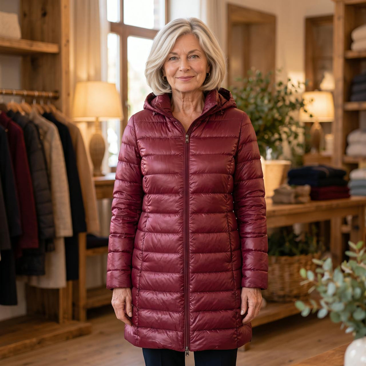 Claire™ Ultralett Vattert Jakke