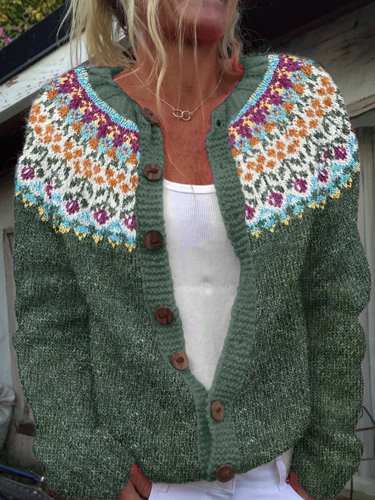 ALIDA™ | NORDISK STRIKKECARDIGAN