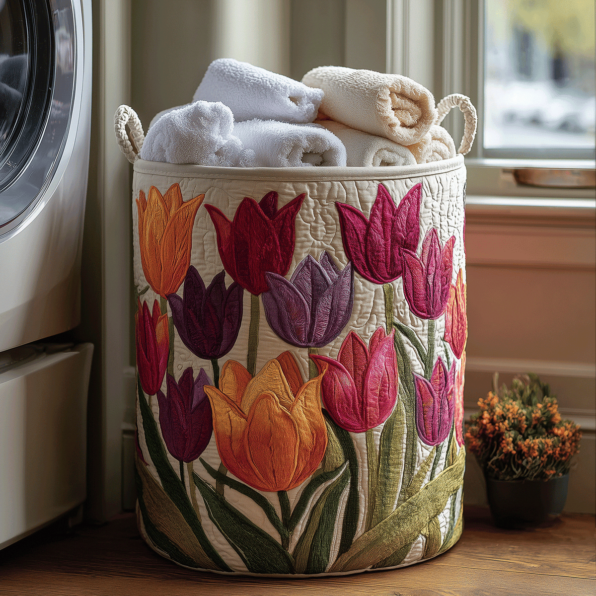 MORRHJØRNET | QUILTET VASKEKURV
