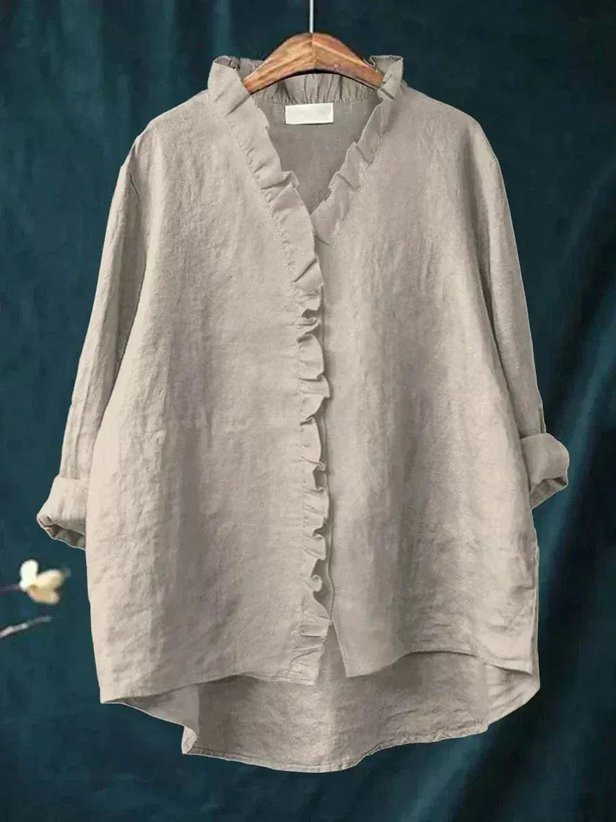 ELINE™ | ELEGANT SOMMERBLUSE — Grå
