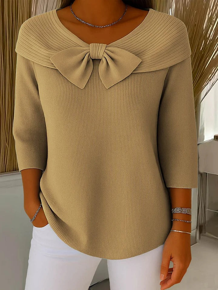 BIRGITTE™ | STRIKKEGENSER — Khaki