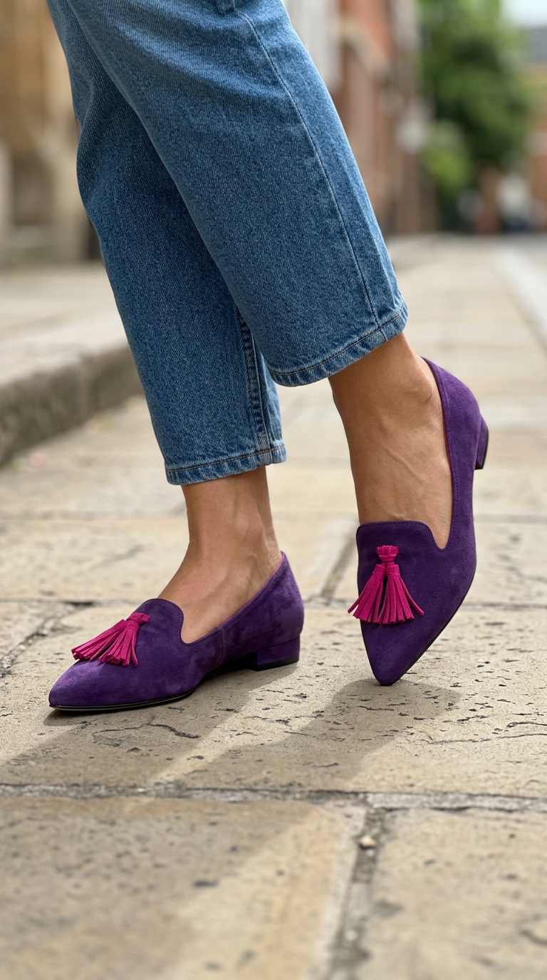 LIVIA™ | FLATE SLIP-ON SKO MED SPISS TÅ