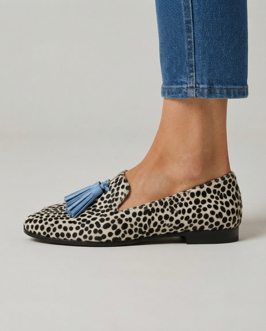 NADIA™ | MOKKASINER MED LEOPARDTRYKK