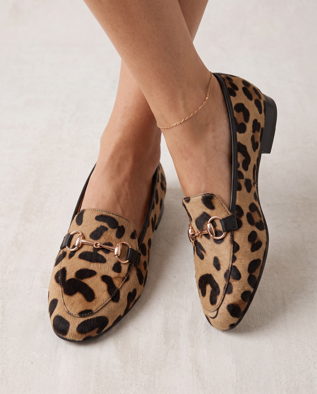SERENA™ | LOAFERS MED LEOPARDTRYKK