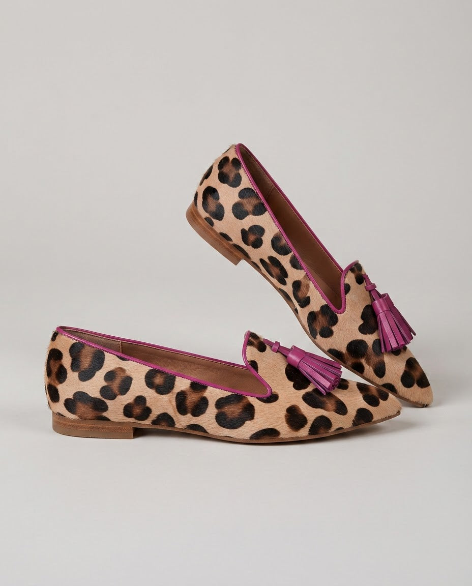 GEMMA™ | LOAFERS MED LEOPARDTRYKK