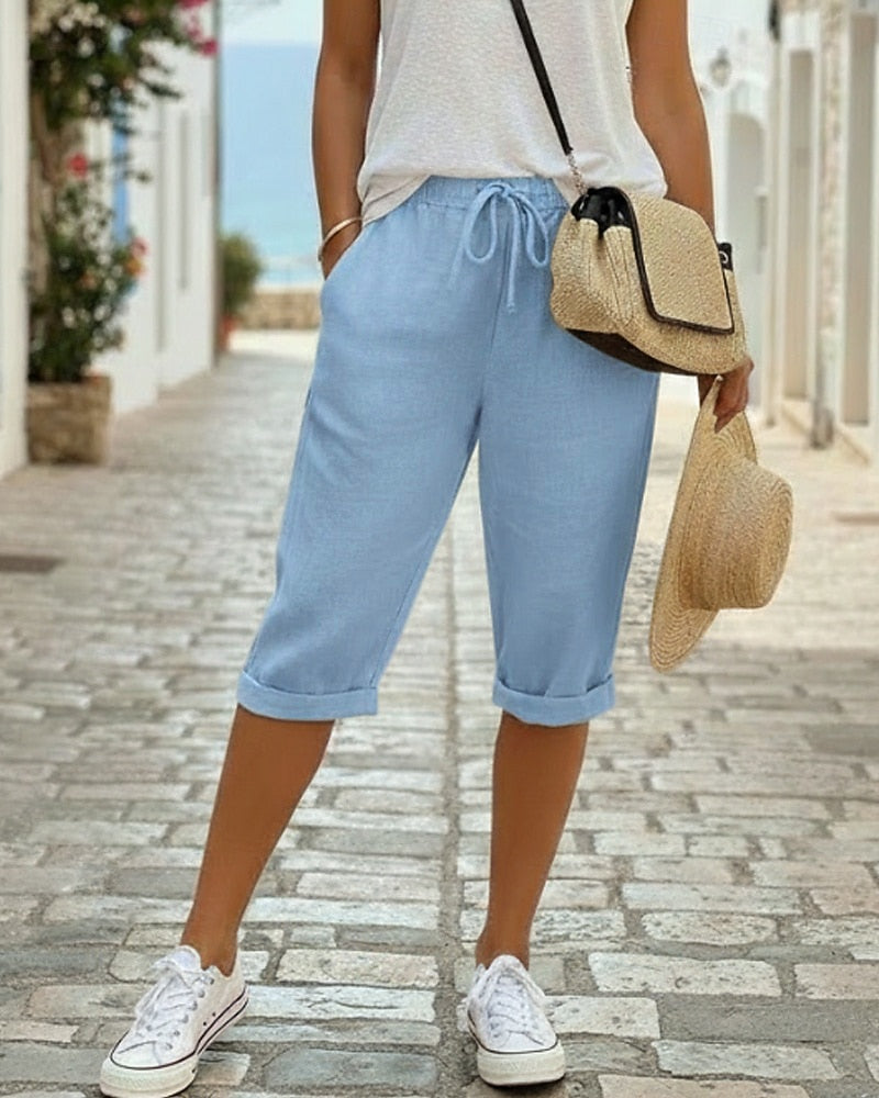 MARY™ | MYK WIDE CAPRI BUKSER