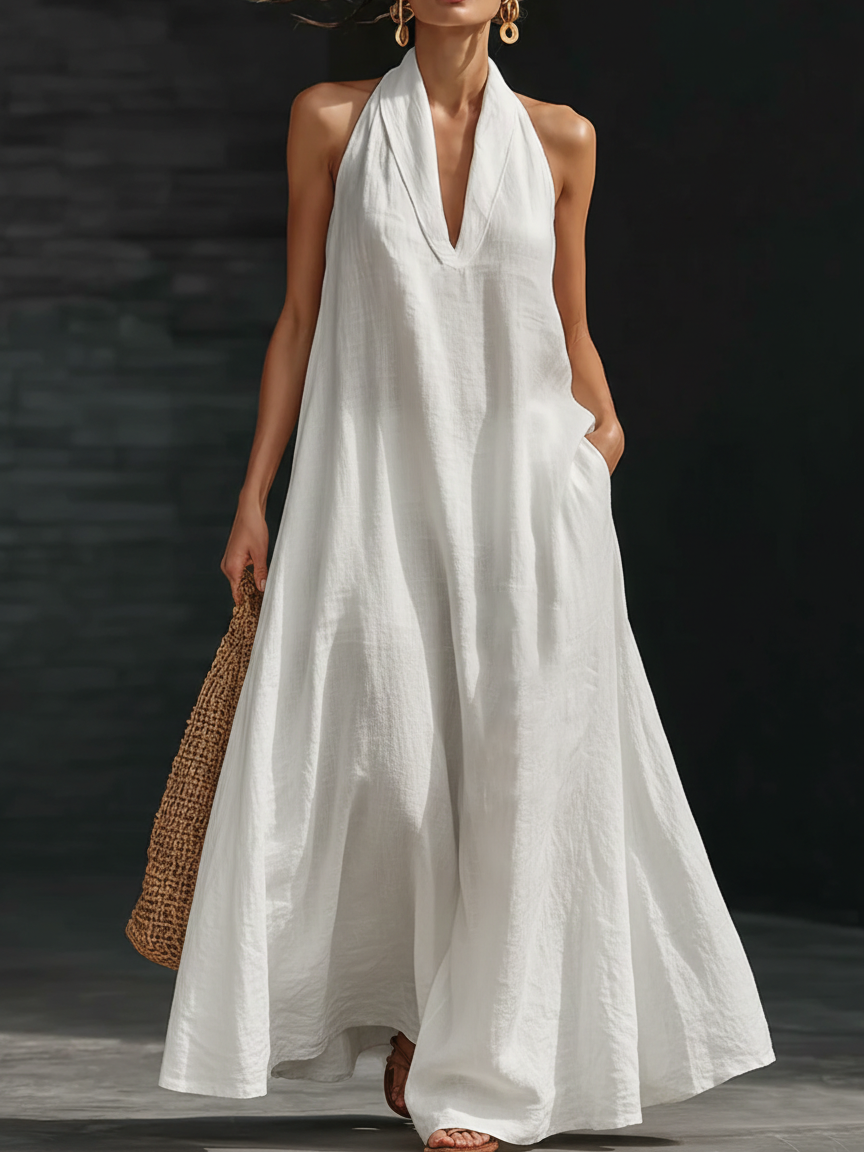 AVELINE™ | HALTER MAXI-KJOLE