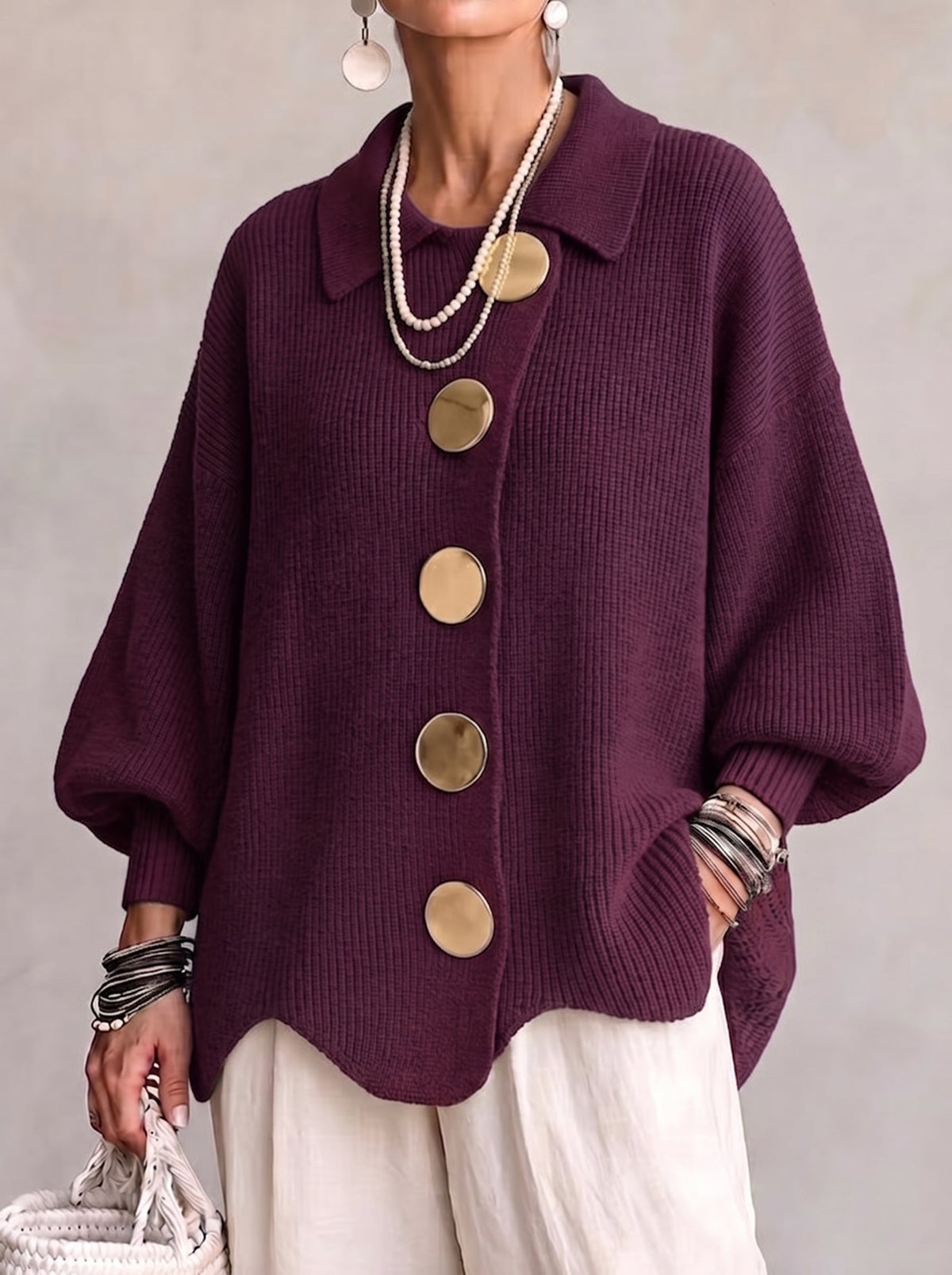 Karina™ Oversized Cardigan — Vinrød