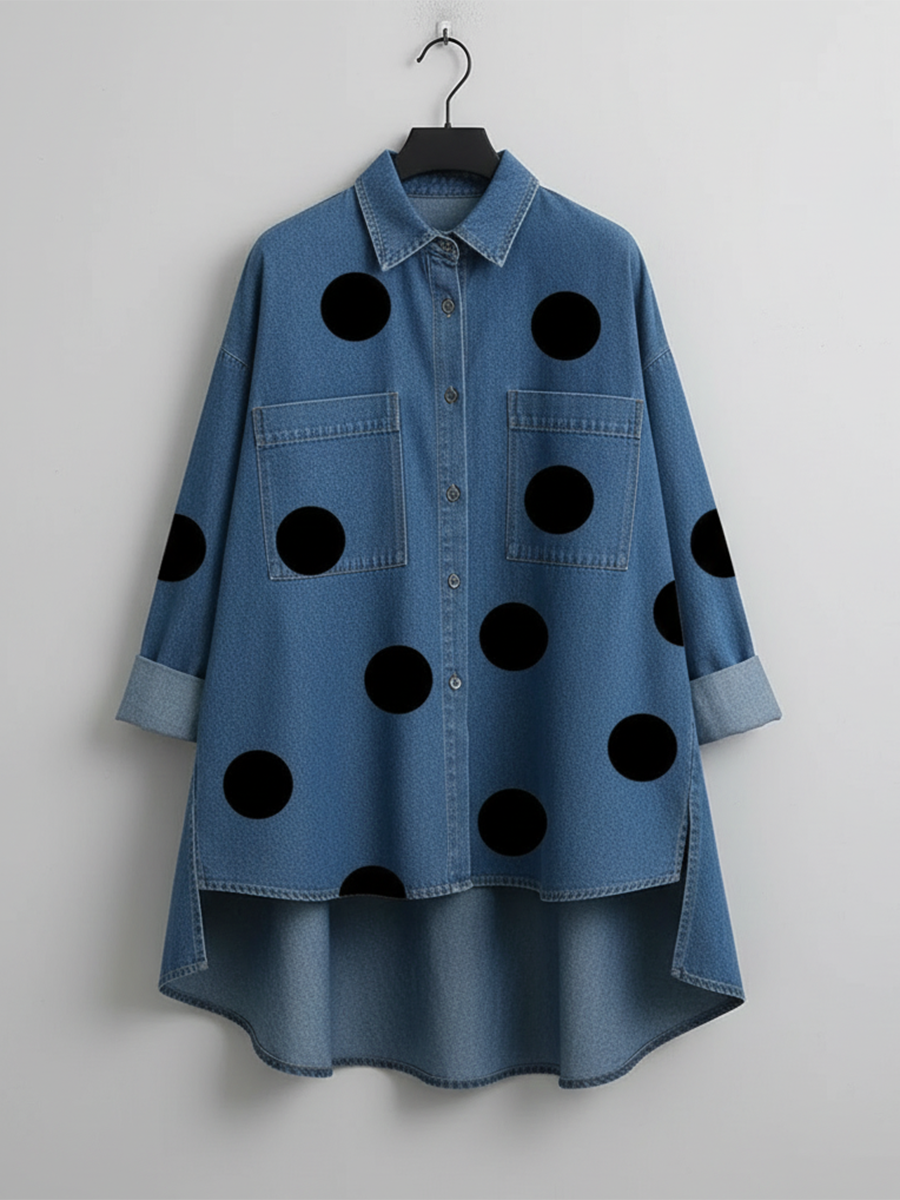 MAJA™ | VINTAGE KNAPPEBLUSE