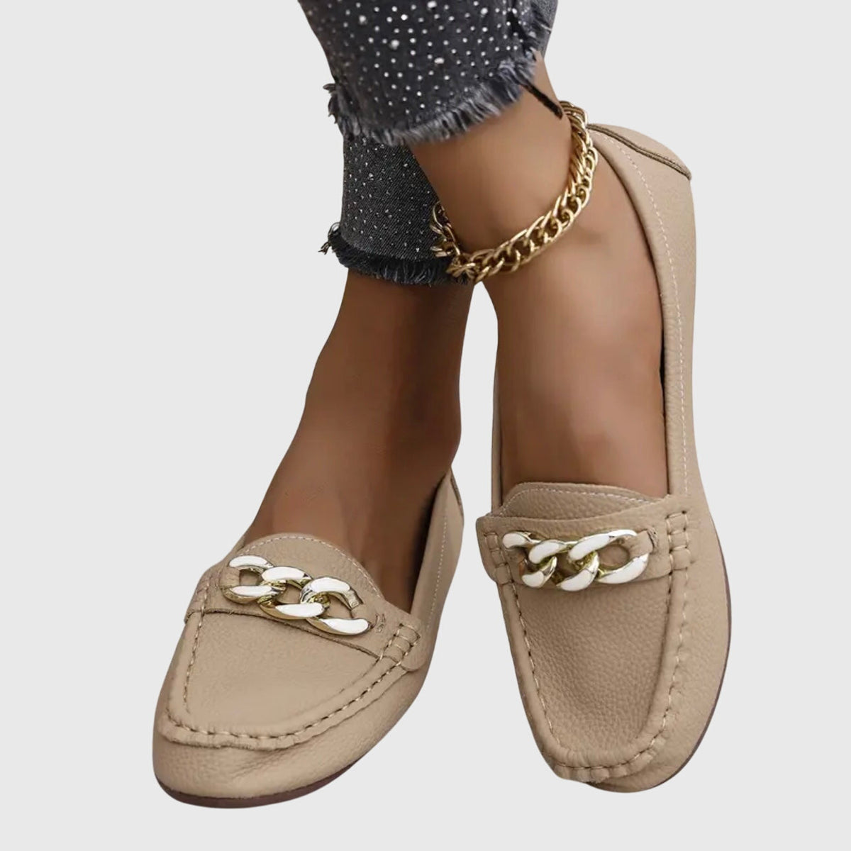 PAOLA™ | ELEGANTE KOMFORTMOKKASINER — Beige